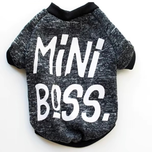 “Mini BOSS” Soft Pet Sweatshirt - Picture 1 of 4